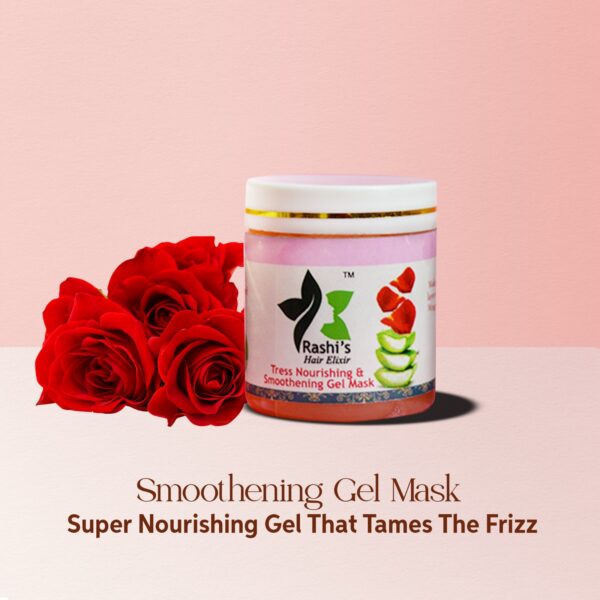 Rose Aloe Smoothening Gel Mask | Hair Mask for Frizzy Hair