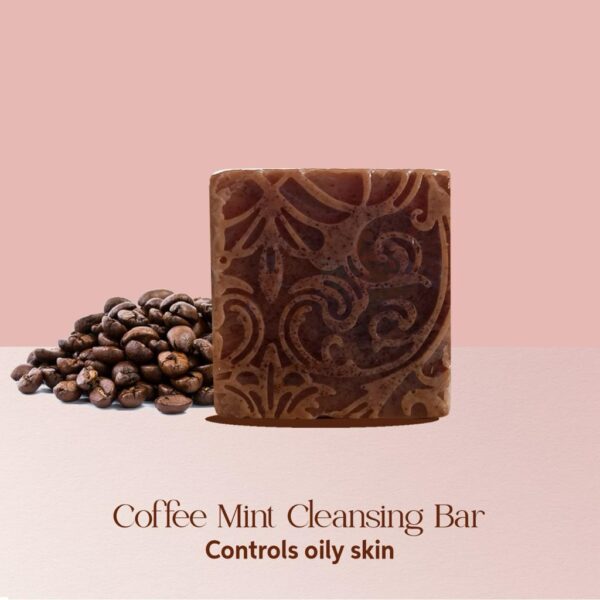 Coffee Mint Cleansing Bar | Coffee Soap | Exfoliates