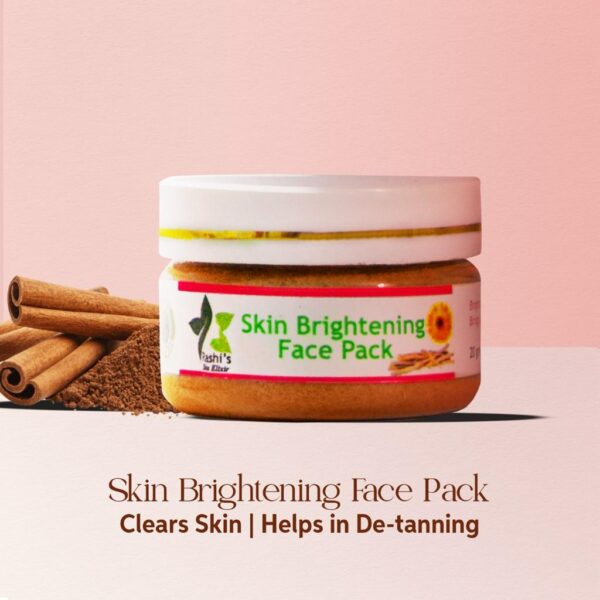 Alt Text: Skin Brightening Pack | Tan Removal Face Pack | Clears Skin